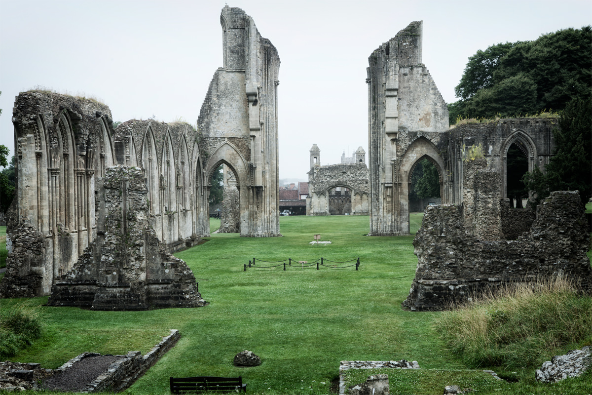 Glastonbury Abbey in England